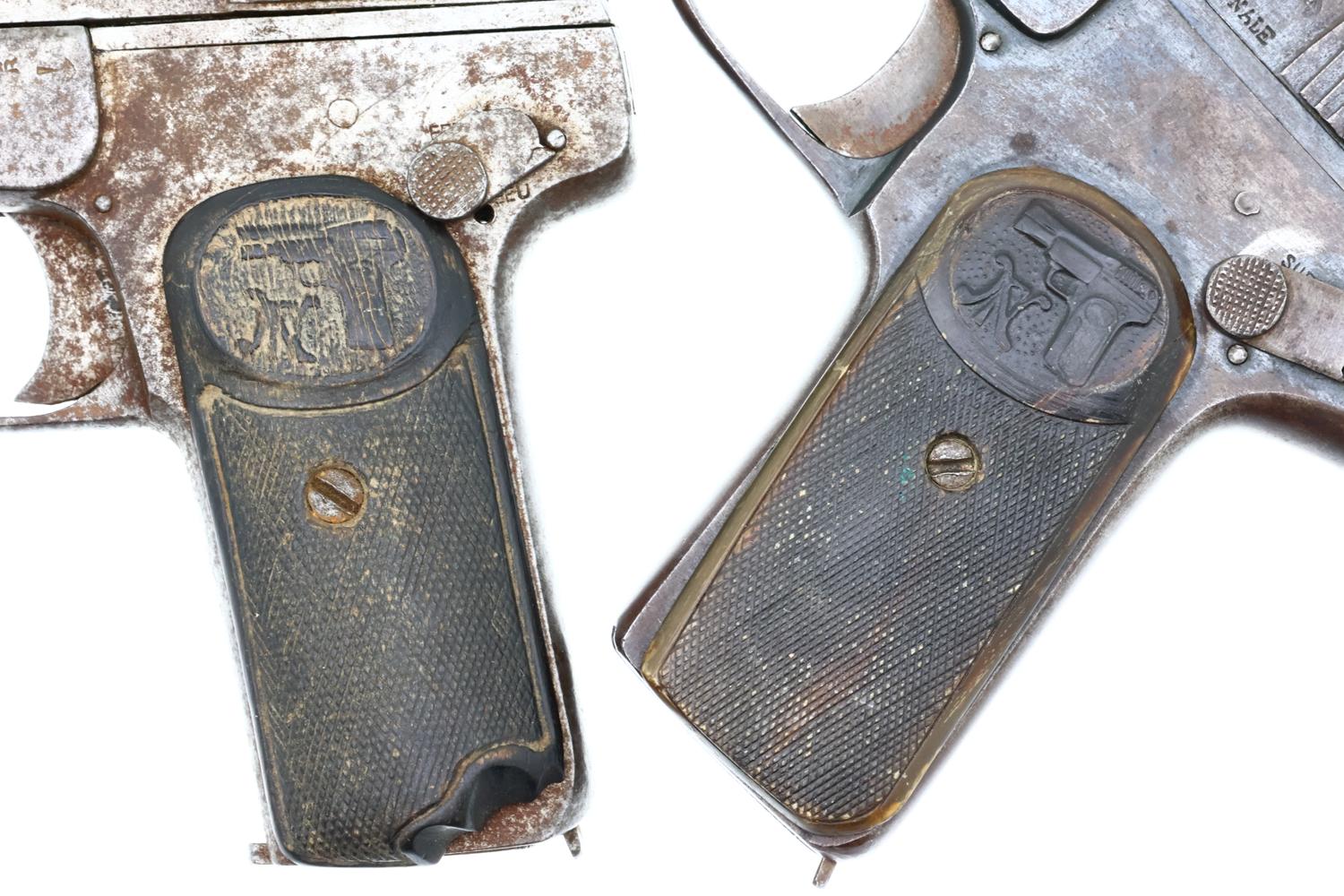 Chinese Warlord FN 1900 Copy Pistols, Pair, 126063, PCA-60/61 - Image 10