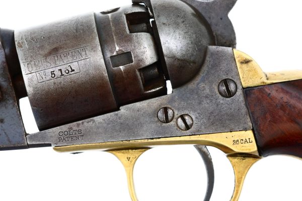 Matching Colt 1862 Pocket Navy Percussion Revolver, Antique, 5161, O-196 - Image 6
