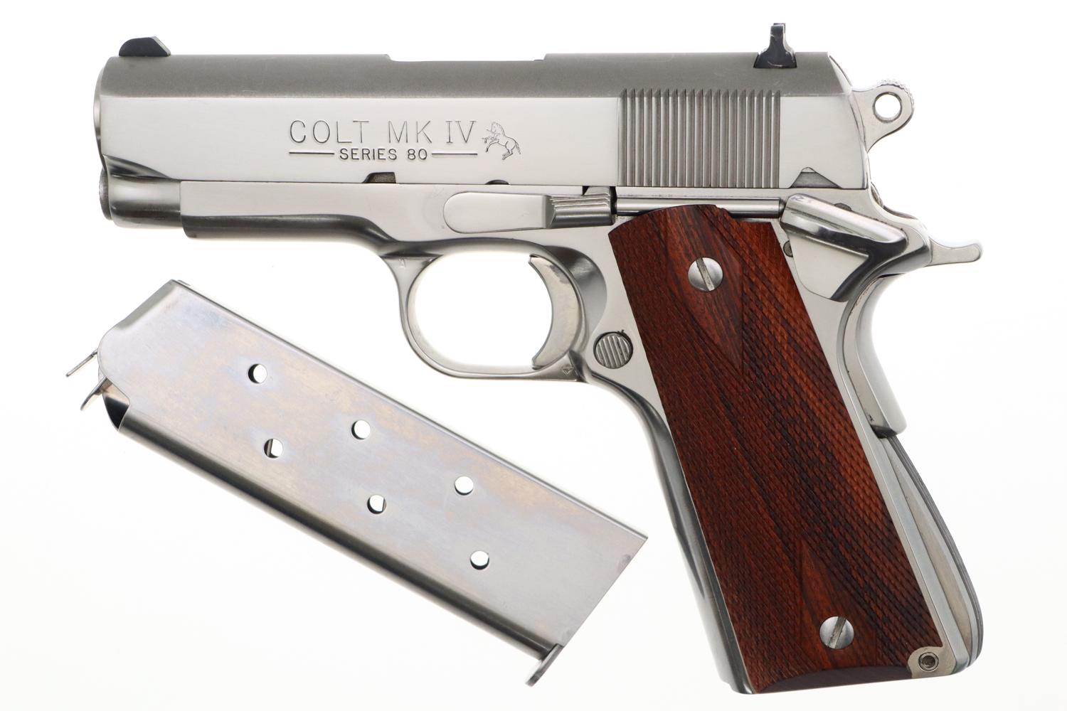 コクサイ COLT MK Ⅳ GOVERNMENT 45 エアガン トイガン Tokyo Marui Colt Government Mark IV Series 70 Nickel Finish