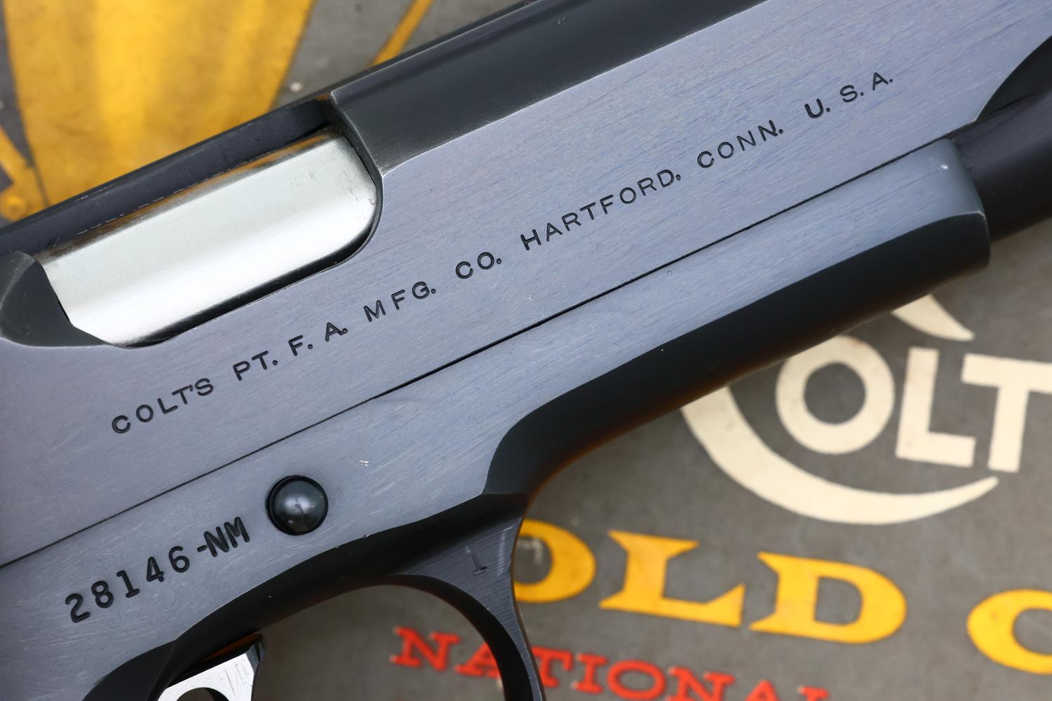 Colt National Match Gold Cup Pistol, Box, 28146-NM, FB01714 - Image 3