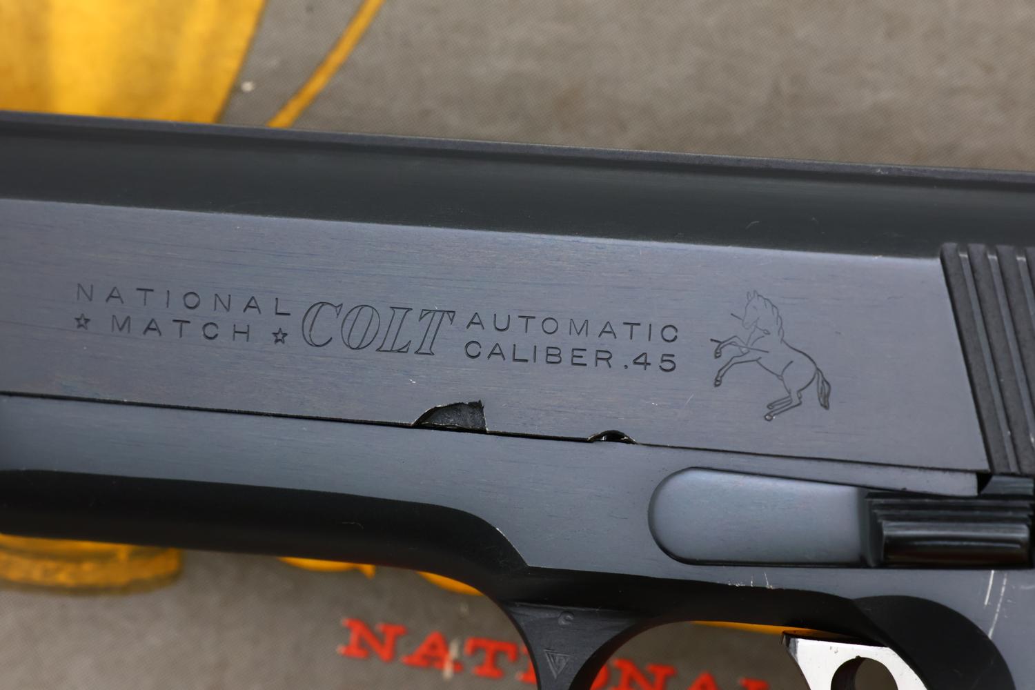 Colt National Match Gold Cup Pistol, Box, 28146-NM, FB01714 - Image 4