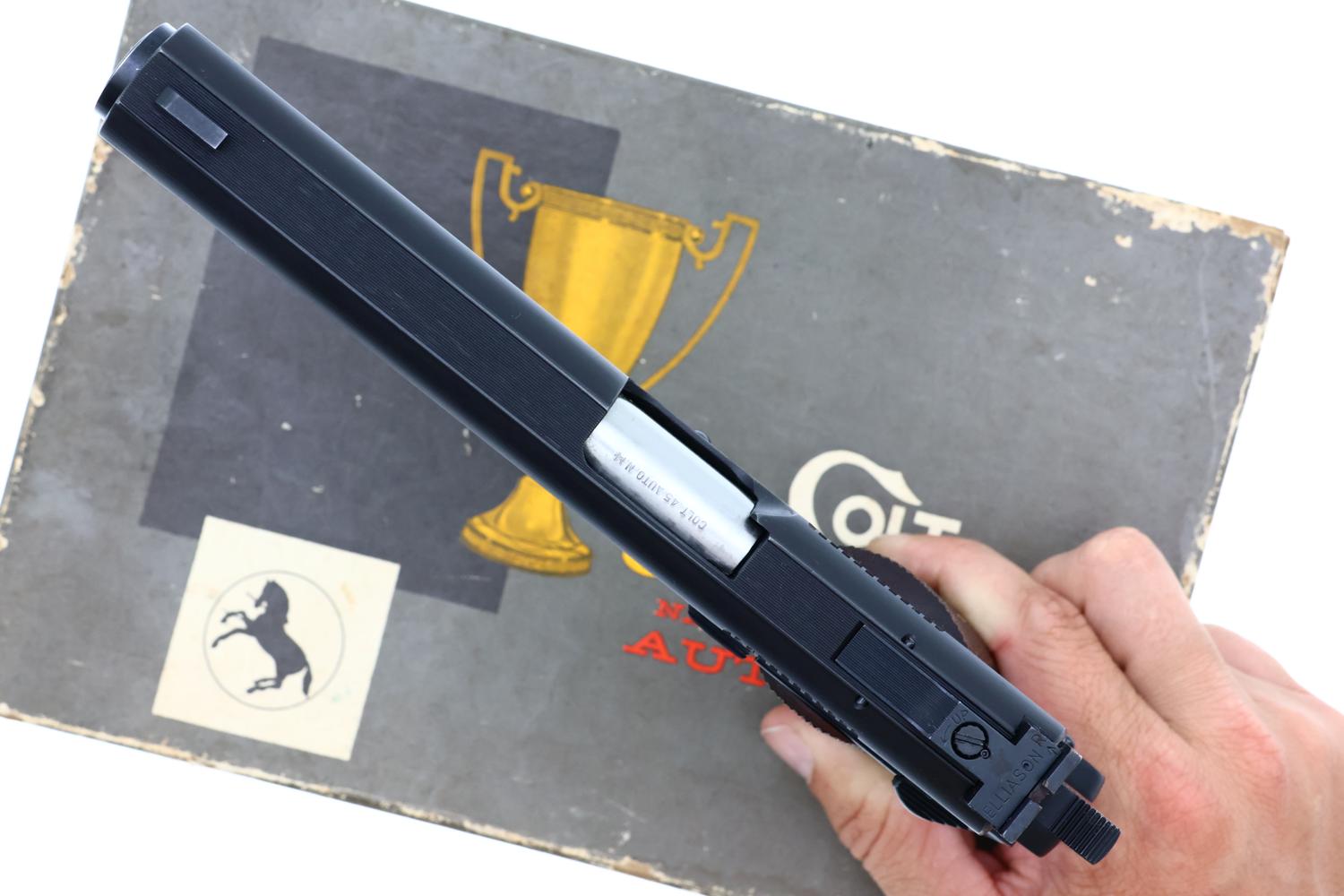 Colt National Match Gold Cup Pistol, Box, 28146-NM, FB01714 - Image 5