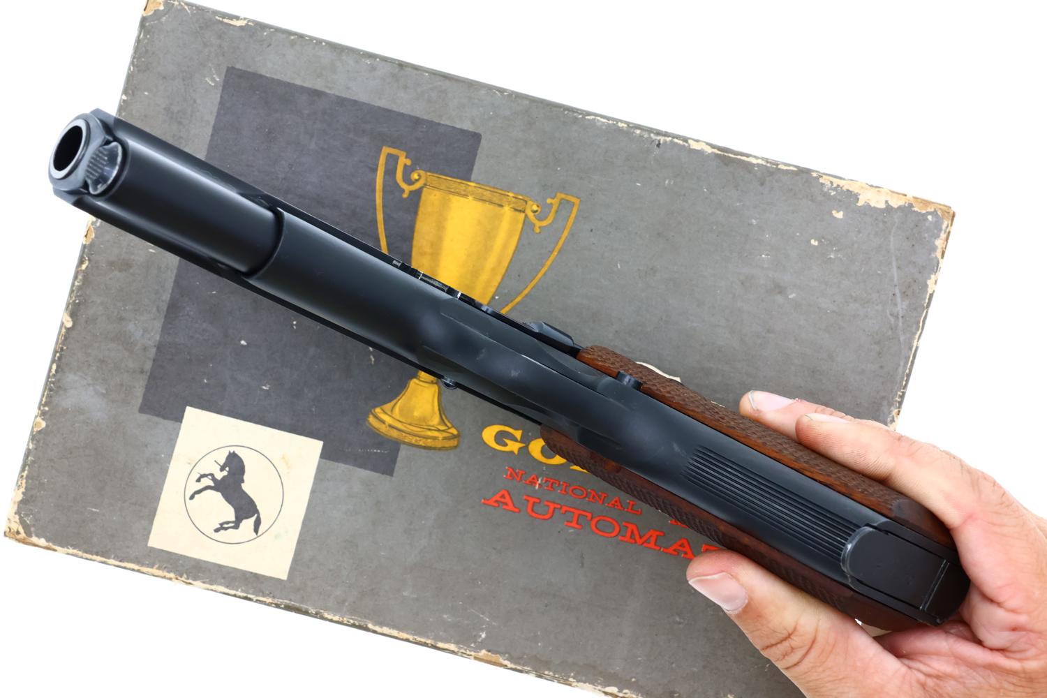 Colt National Match Gold Cup Pistol, Box, 28146-NM, FB01714 - Image 6