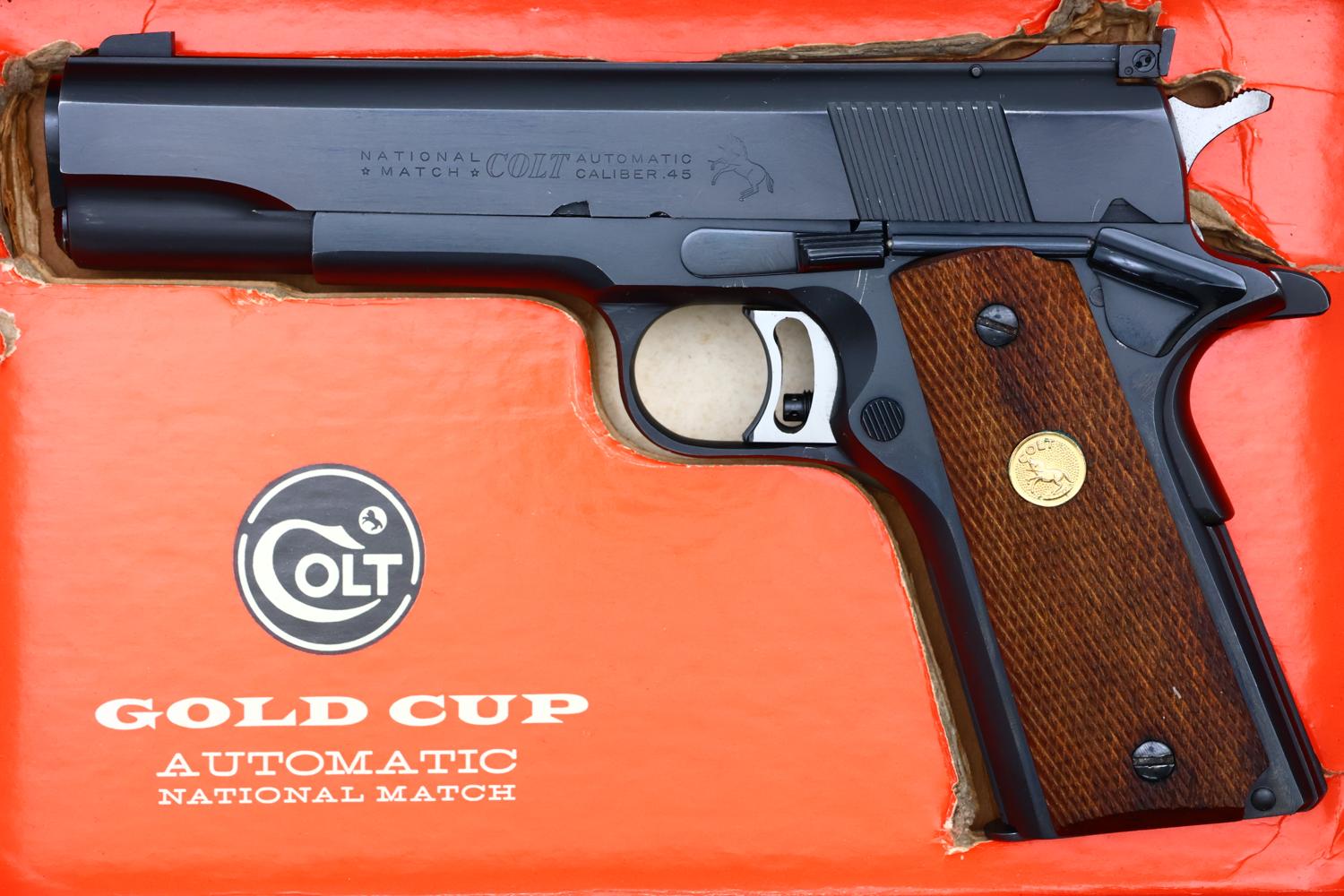 Colt National Match Gold Cup Pistol, Box, 28146-NM, FB01714 - Image 13