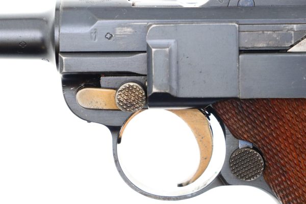 Swiss DWM 1906 Pistol, Swiss Cross in Starburst, Holster, 6508, FB00008 - Image 16