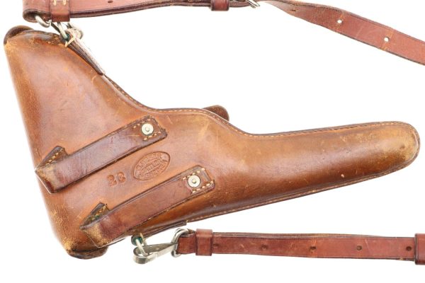 Swiss DWM 1906 Pistol, Swiss Cross in Starburst, Holster, 6508, FB00008 - Image 25