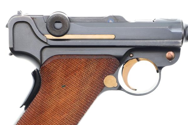 DWM 1906 Swiss Military Luger, Cross-in-Shield, Holster, 9675, FB00014 - Image 3