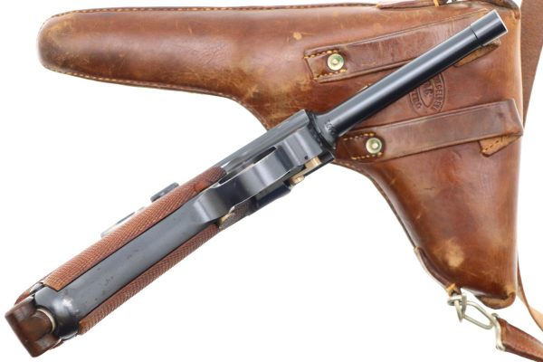 DWM 1906 Swiss Military Luger, Cross-in-Shield, Holster, 9675, FB00014 - Image 4