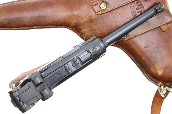 DWM 1906 Swiss Military Luger, Cross-in-Shield, Holster, 9675, FB00014 - Image 5
