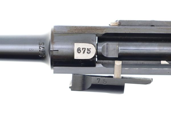 DWM 1906 Swiss Military Luger, Cross-in-Shield, Holster, 9675, FB00014 - Image 7