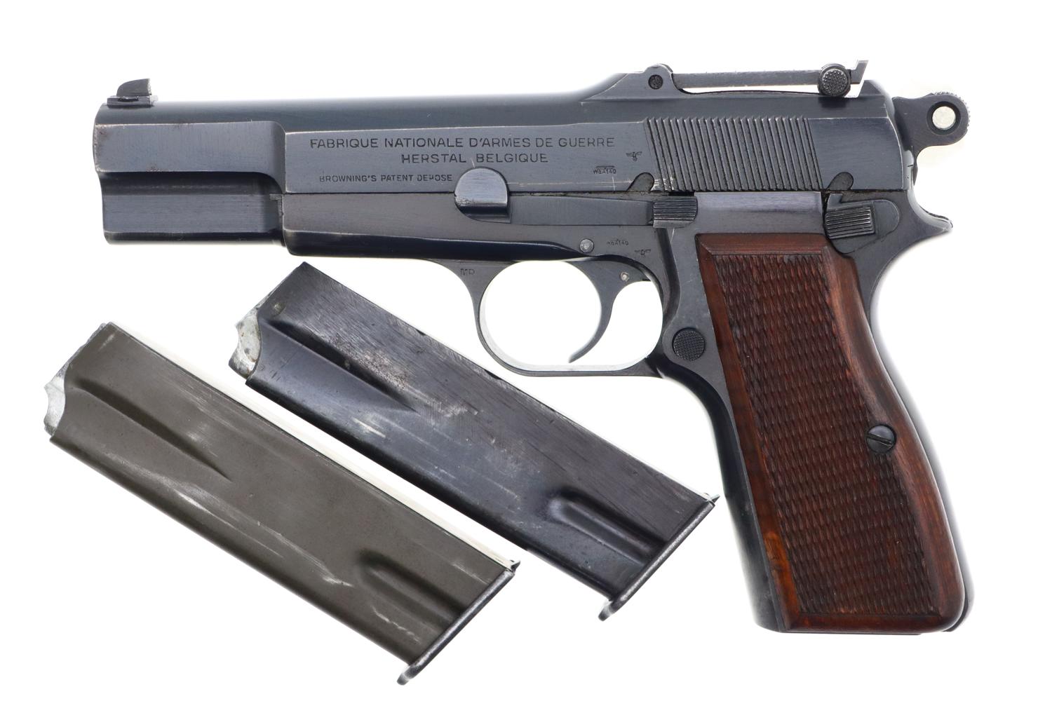 FN High Power Pistol, Tangent Sight, WWII, German Military, 123957, FB01634