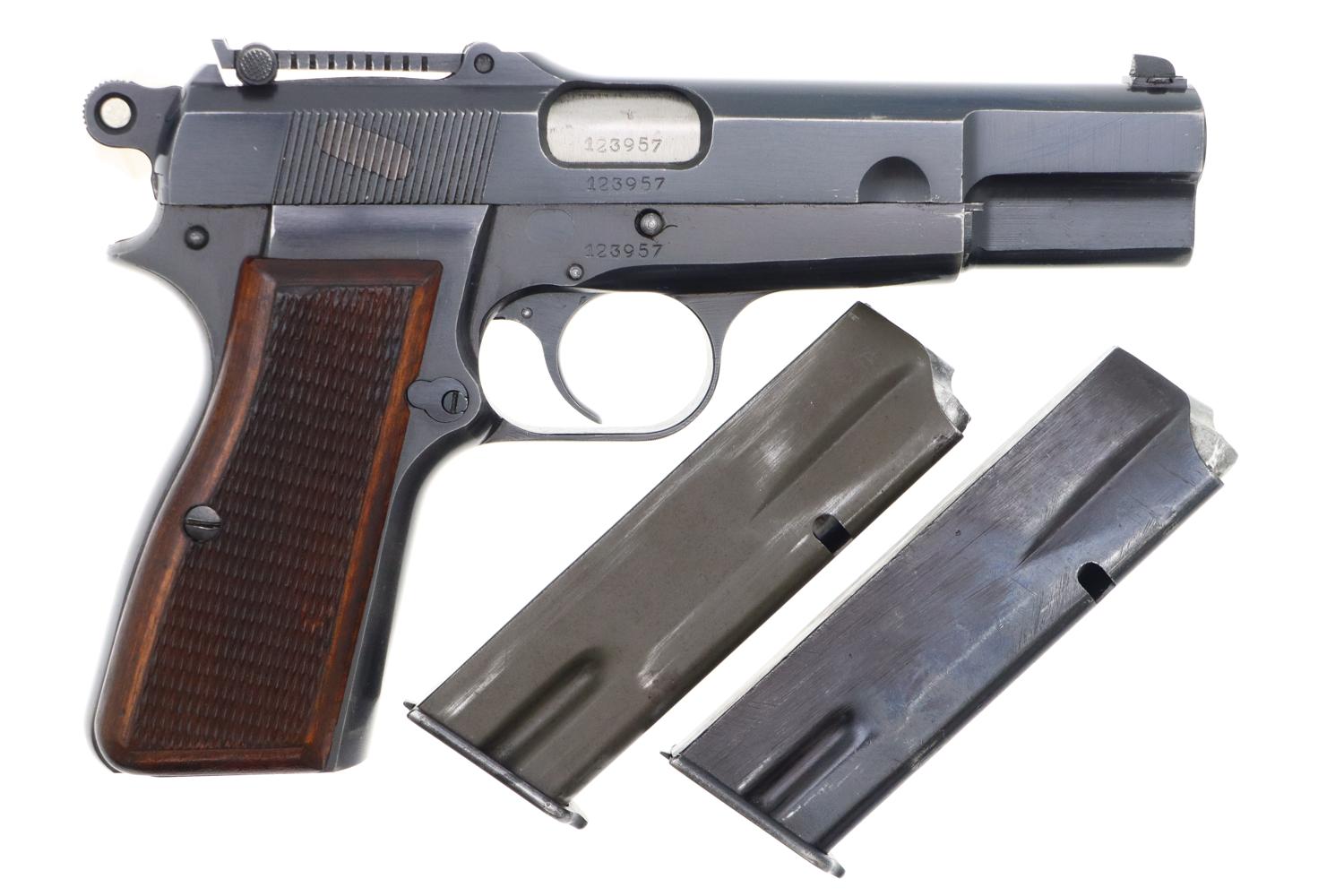 FN High Power Pistol, Tangent Sight, WWII, German Military, 123957, FB01634 - Image 2