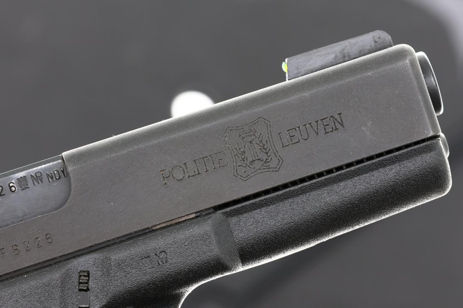 Glock 17 Gen 2 Police Pistol, Belgian Police of Leuven, CFB226, FB02089 - Image 3