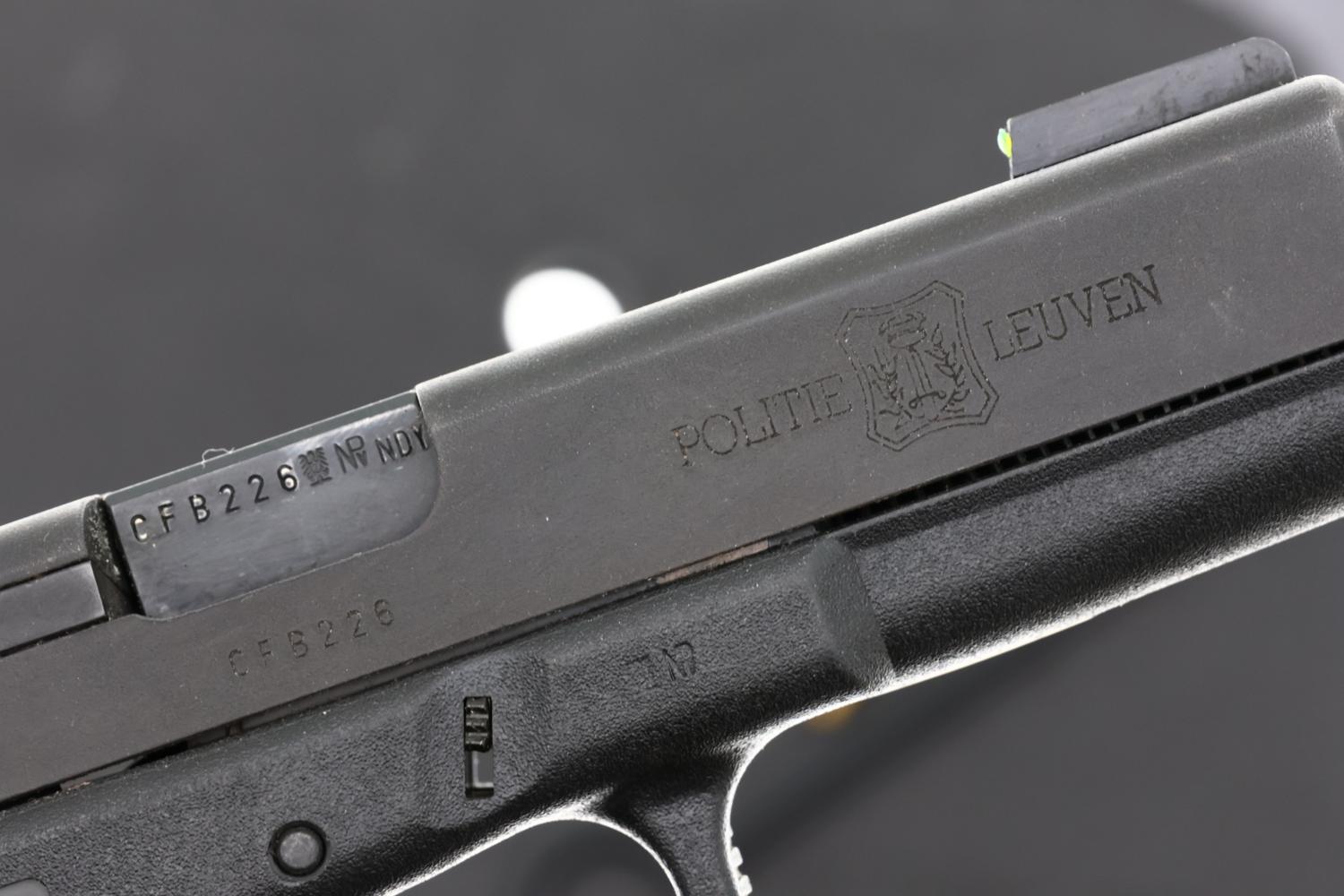 Glock 17 Gen 2 Police Pistol, Belgian Police of Leuven, CFB226, FB02089 - Image 4