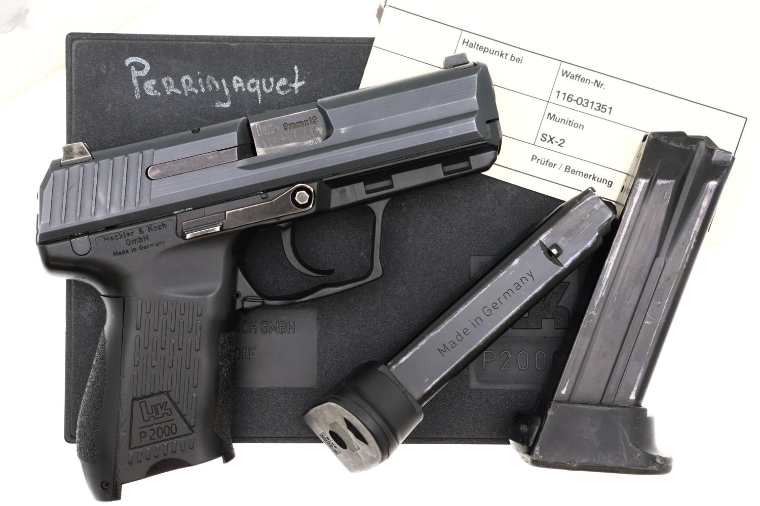 Heckler & Koch, H&K P2000 Pistol, Swiss Police Issue, 116-031351, FB02065 - Image 2