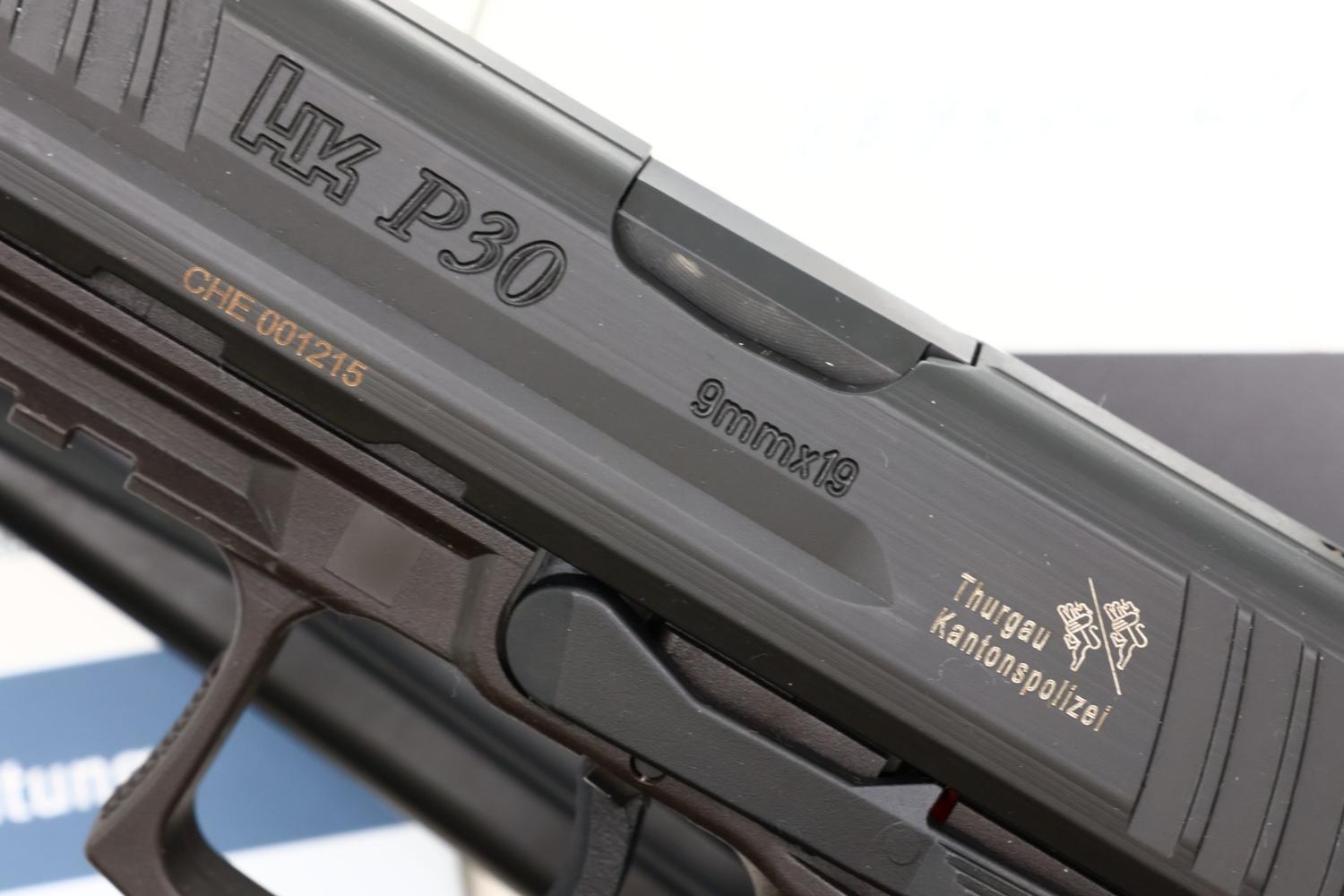 Heckler & Koch, H&K, P30 Thurgau Police Pistol, Boxed, 129-017683, FB02073 - Image 3