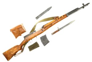 Russian Izhevsk Tokarev SVT-40 Military Rifle, Bayonet, XK3279, FB01828