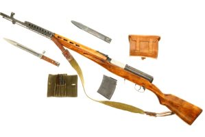 Russian Izhevsk Tokarev SVT-40 Military Rifle, Bayonet, XK3279, FB01828