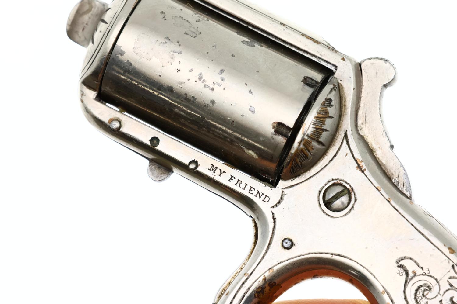 James Reid, My Friend, Knuckle Duster Revolver, 3735, Antique, O-146 - Image 7