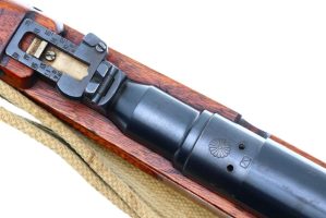 Exceptional WWII Arisaka Type 44 Rifle, Japanese, Intact Mum, FB01803