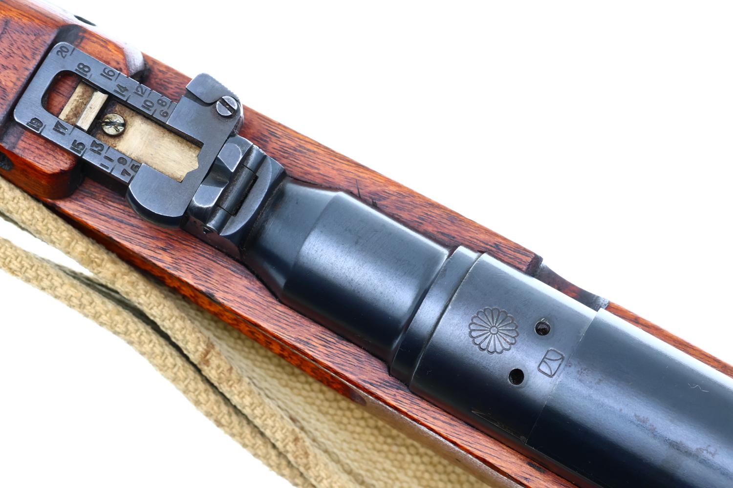 arisa Exceptional WWII Arisaka Type 44 Rifle, Japanese, Intact Mum