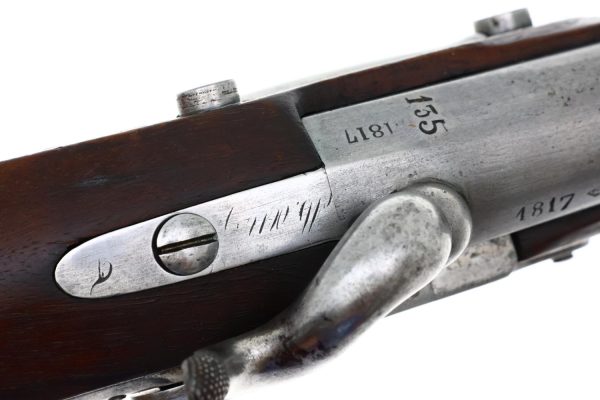 French AN IX Gendarmerie Percussion Pistol, Maubeuge Arsenal, 135, O-152 - Image 6