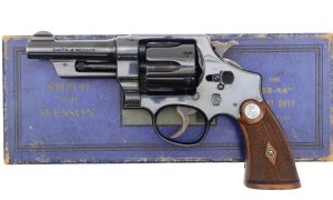 Prewar S&W 38-44 Heavy Duty Revolver, Factory Letter, Early Box, FB01537