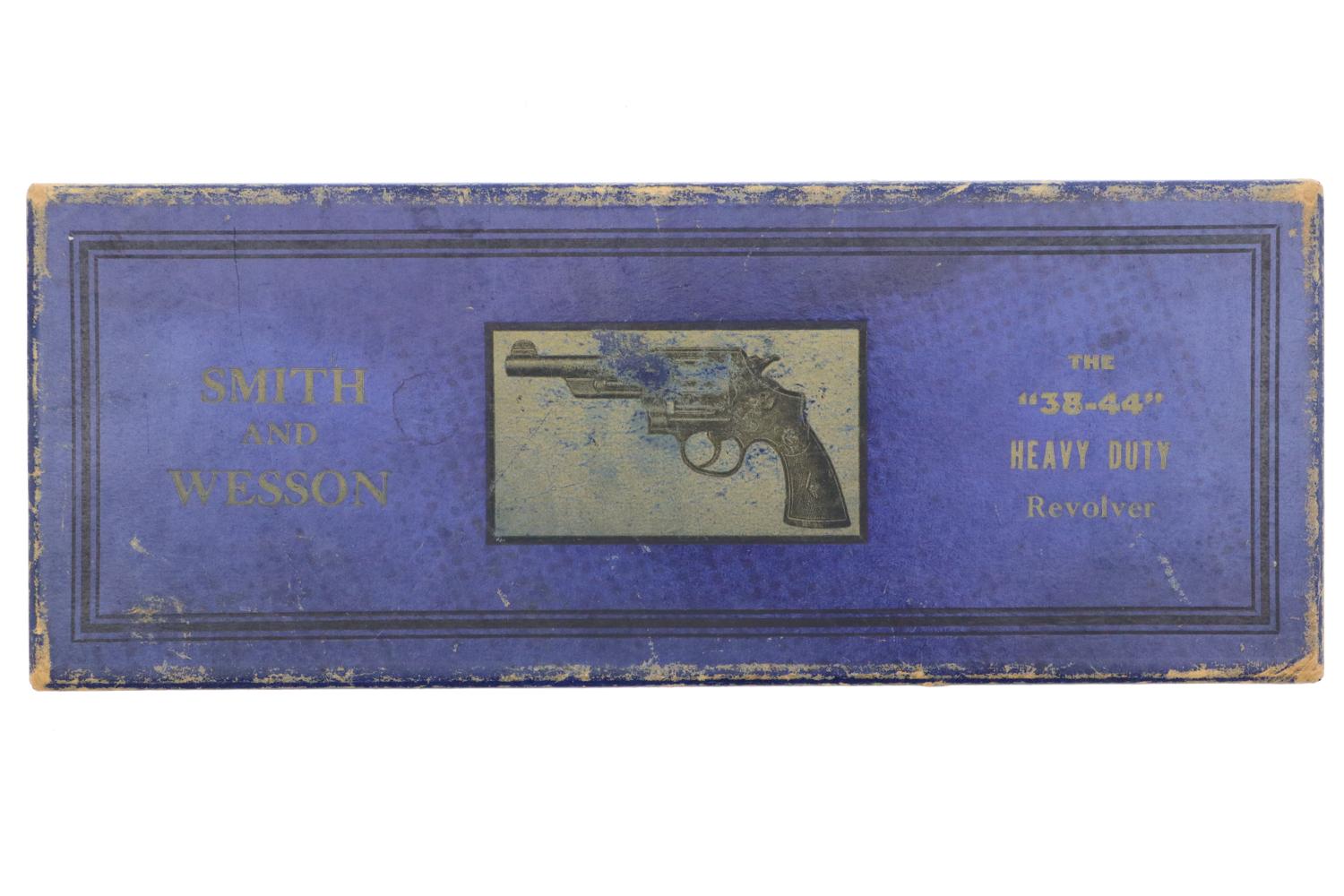 Prewar S&W 38-44 Heavy Duty Revolver, Factory Letter, Early Box, FB01537 - Image 16