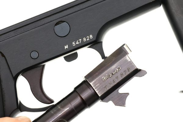 SIG SAUER P225 Pistol, Swiss Thurgau Police, M547828, FB02052 - Image 9