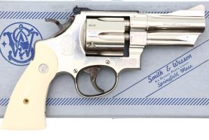 Near New S&W 27-2 Revolver, Box, Literature, Extra Grips, N637840, FB01550