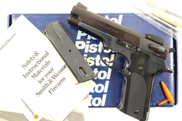 Rare S&W Model 559 Steel Frame Pistol, 1 of 250, Box, A749351, FB00668