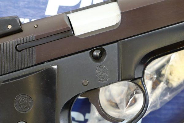 Rare S&W Model 559 Steel Frame Pistol, 1 of 250, Box, A749351, FB00668 - Image 4
