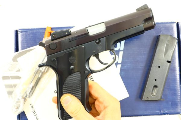 Rare S&W Model 559 Steel Frame Pistol, 1 of 250, Box, A749351, FB00668 - Image 11