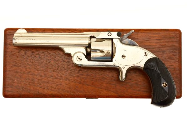 S&W Model 1 1/2 Third Issue Revolver, Custom Case, ANTIQUE, 51870, O-160 - Image 3