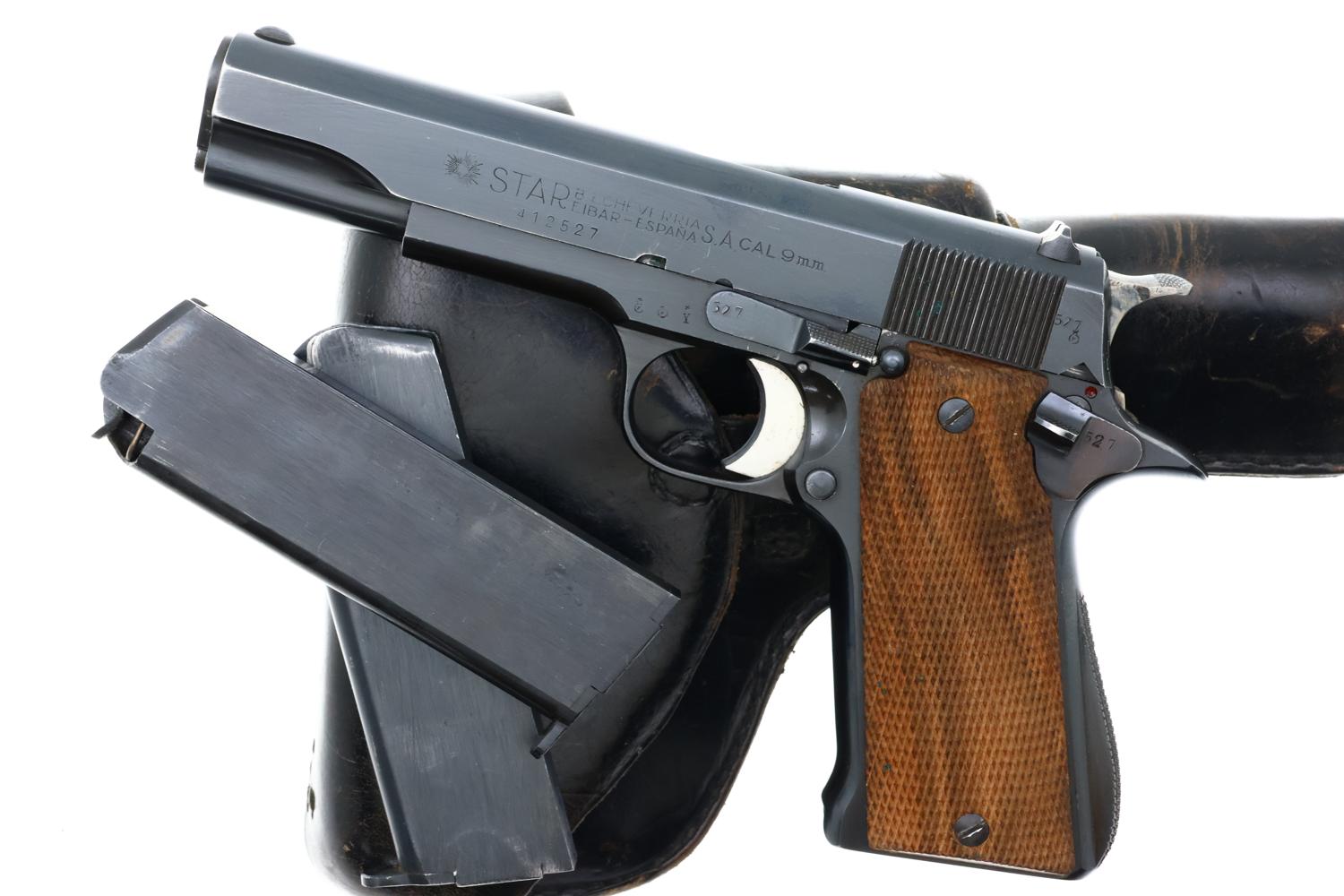 Star Model B, Post War, German Police RIG, 412527, FB02012