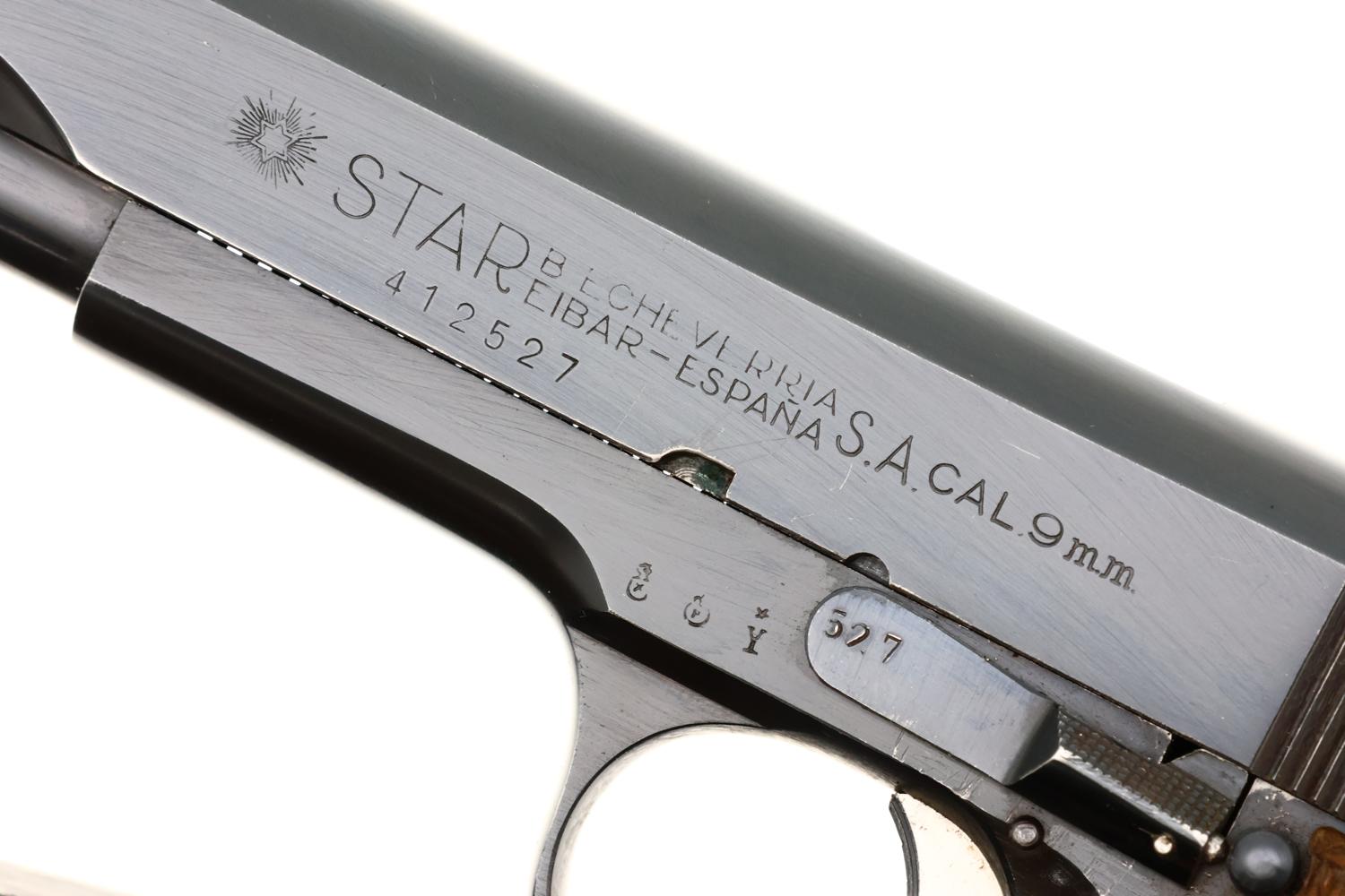 Star Model B, Post War, German Police RIG, 412527, FB02012 - Image 5