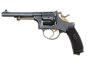 W&F Bern 1882 Swiss Military Revolver, Holster, 6744, O-241, ANTIQUE