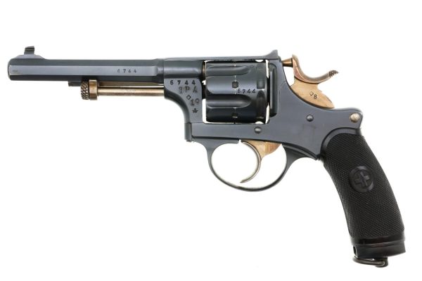 W&F Bern 1882 Swiss Military Revolver, Holster, 6744, O-241, ANTIQUE