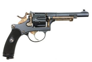 W&F Bern 1882 Swiss Military Revolver, Holster, 6744, O-241, ANTIQUE