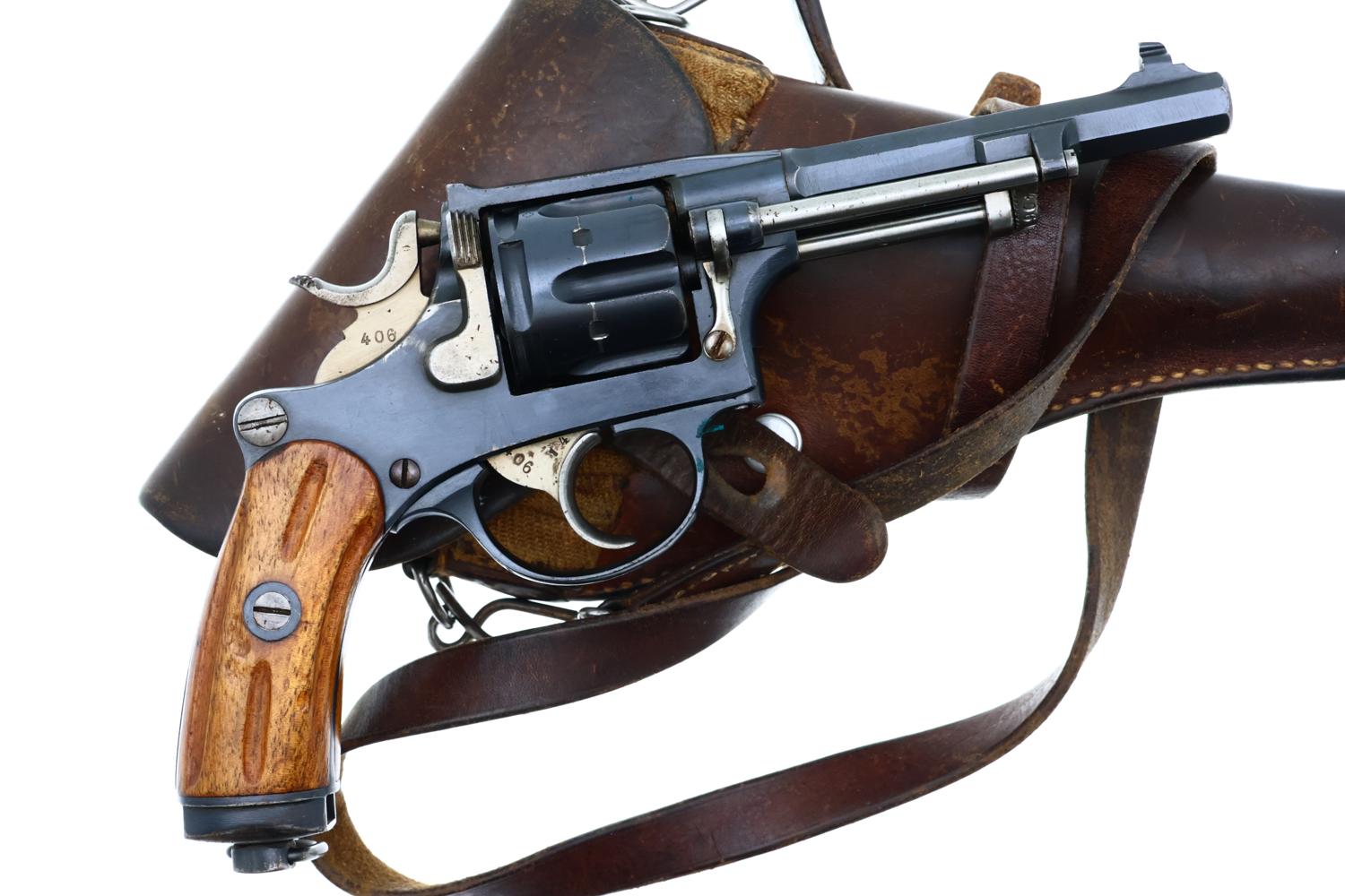 W&F Bern 1882 Swiss Military Revolver, Holster, 25406, FB02017 - Image 3