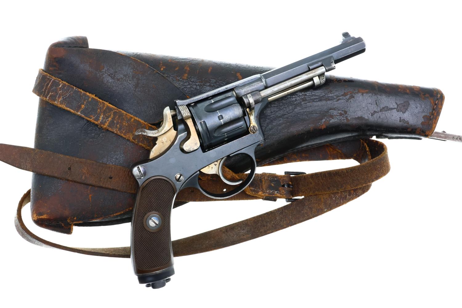 W&F Bern Model 1882 Revolver, Shoulder Stock, Antique, 3751, O-247 - Image 2