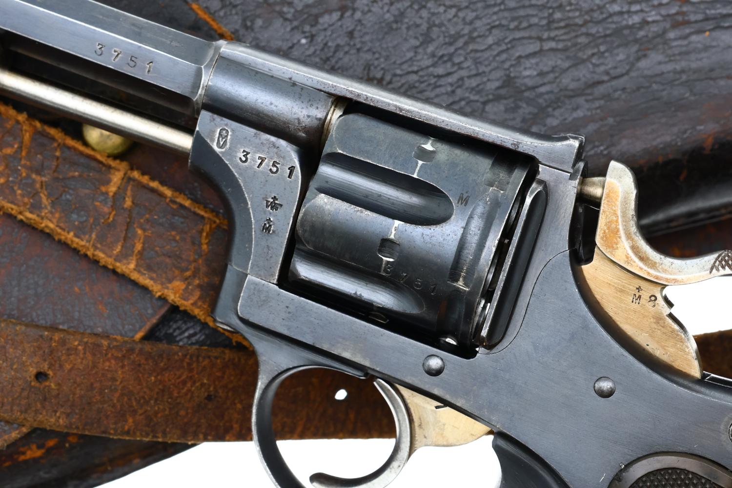 W&F Bern Model 1882 Revolver, Shoulder Stock, Antique, 3751, O-247 - Image 3