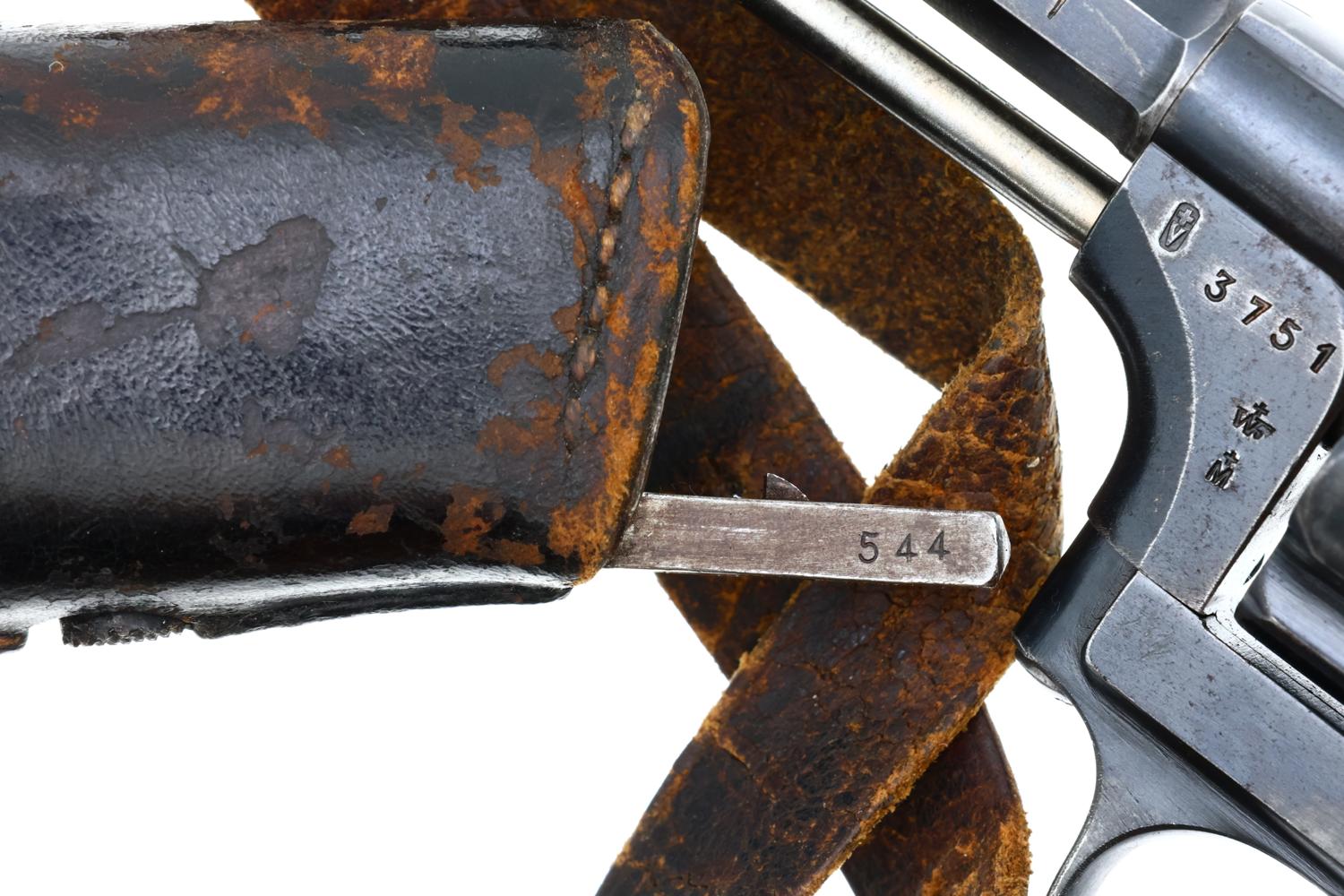 W&F Bern Model 1882 Revolver, Shoulder Stock, Antique, 3751, O-247 - Image 12