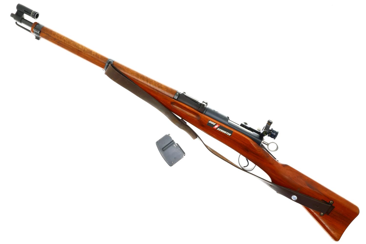 W&F Bern, Swiss K31 Rifle, Upgraded Target Sights, P268621, FB02107 - Image 2