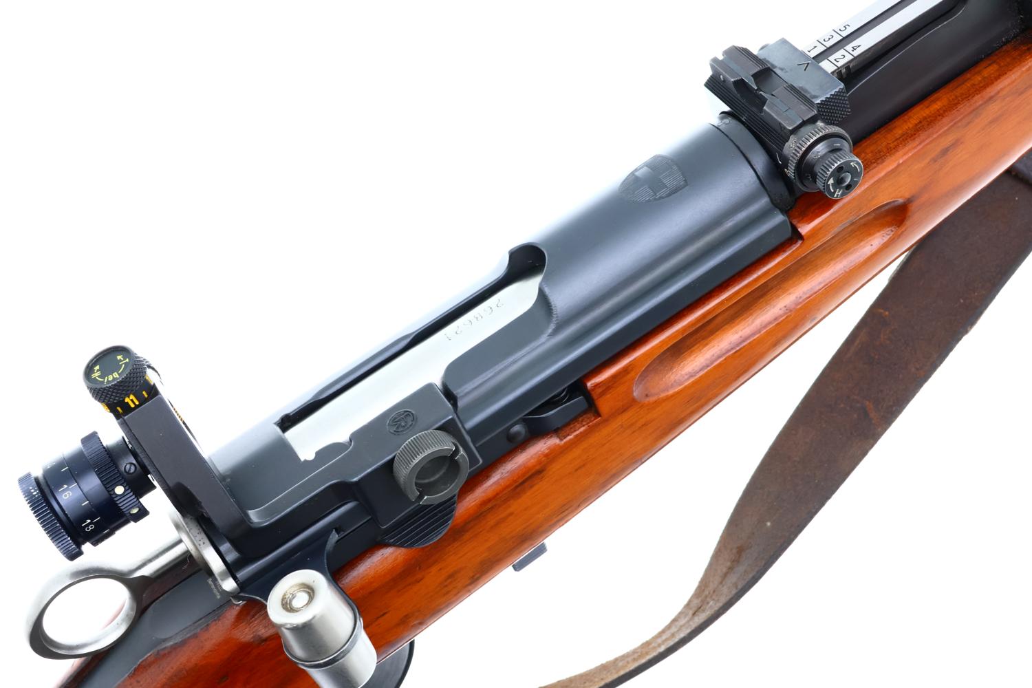 W&F Bern, Swiss K31 Rifle, Upgraded Target Sights, P268621, FB02107 - Image 4