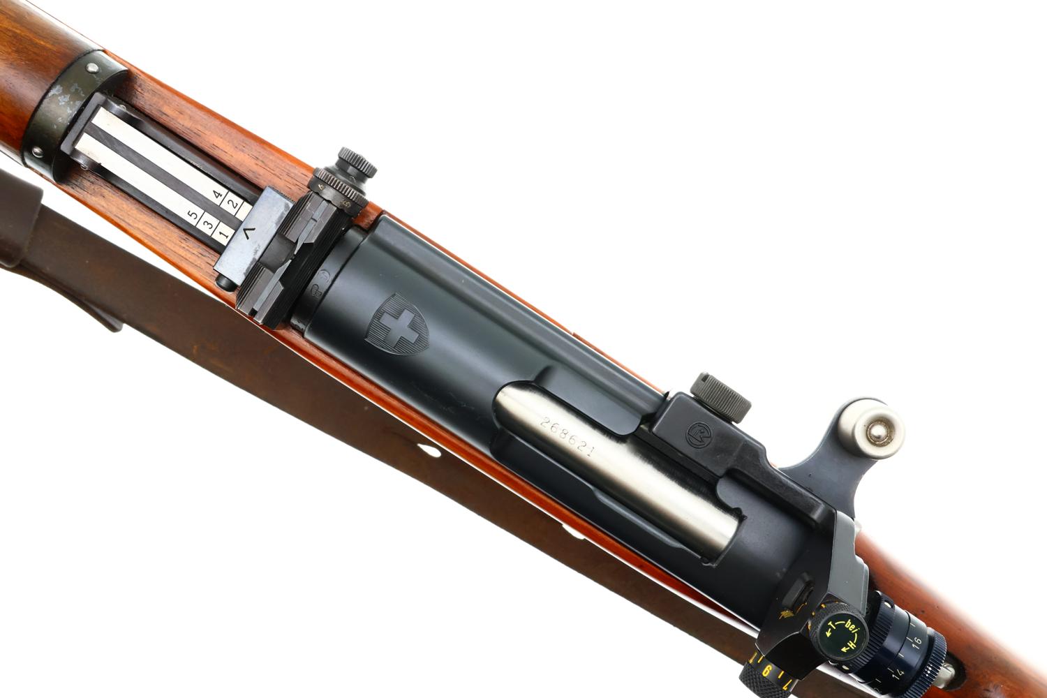 W&F Bern, Swiss K31 Rifle, Upgraded Target Sights, P268621, FB02107 - Image 5