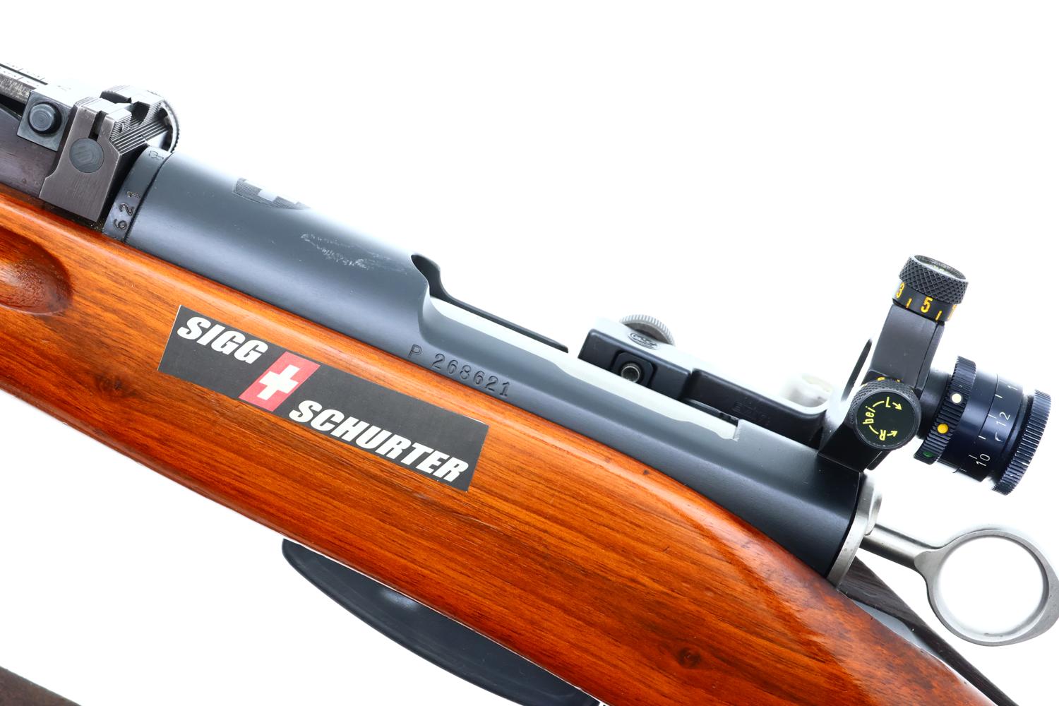 W&F Bern, Swiss K31 Rifle, Upgraded Target Sights, P268621, FB02107 - Image 12