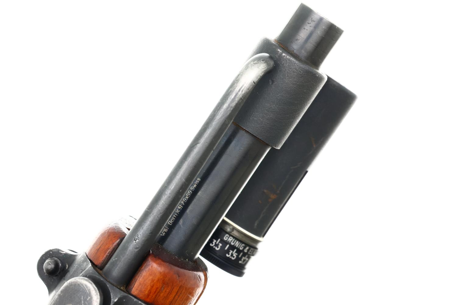 W&F Bern, Swiss K31 Rifle, Upgraded Target Sights, P268621, FB02107 - Image 16
