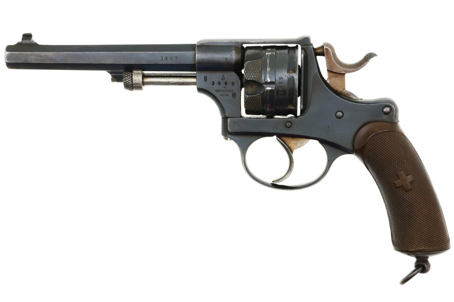 Waffenfabrik Bern Model 1878 Revolver, 3869, O-242