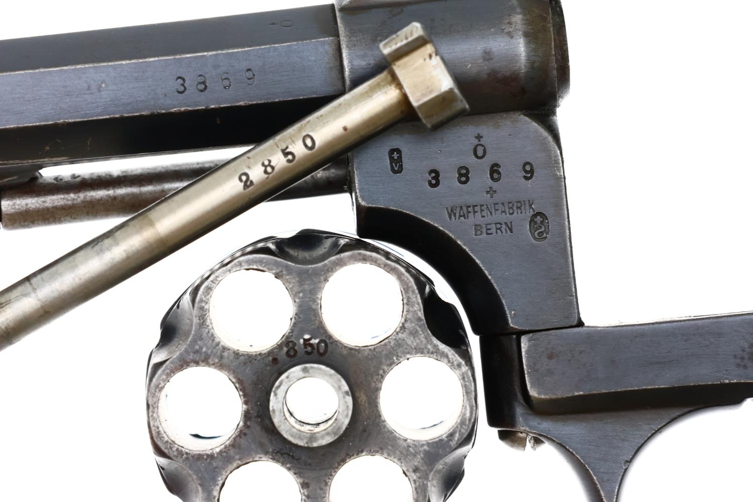 Waffenfabrik Bern Model 1878 Revolver, 3869, O-242 - Image 14